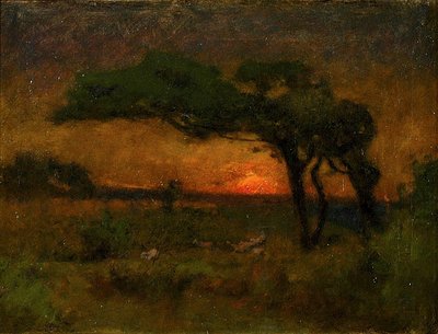 Paysage du soir - Elliot Daingerfield